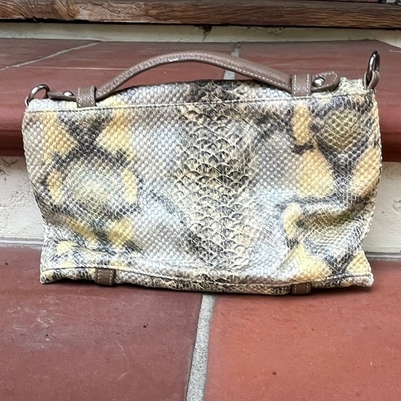 Adolfo Dominguez woven snakeskin design clutch / handbag / cross body - Picture 2 of 5